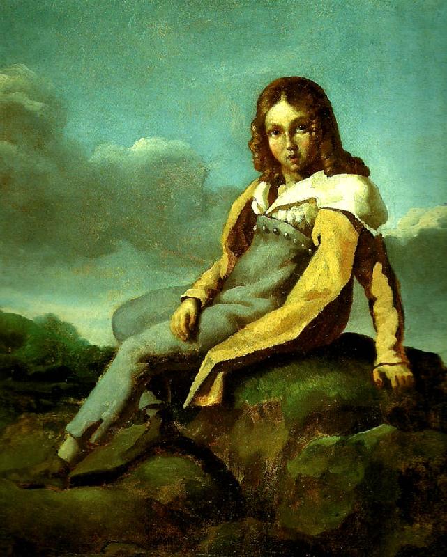 Theodore   Gericault alfred dedreux enfant